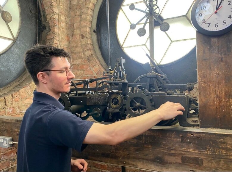 Caretaker’s labour of love to bring historic clocktower back to life