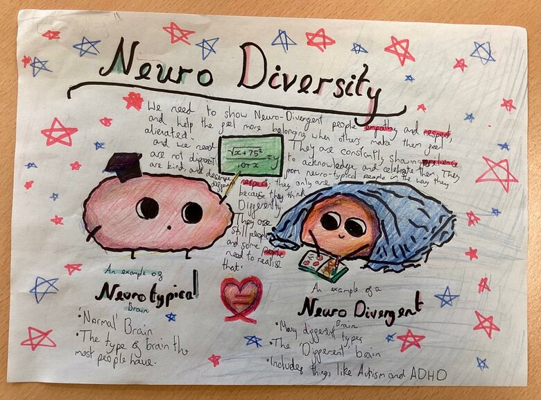 Students showcase creativity in Neurodiversity Week