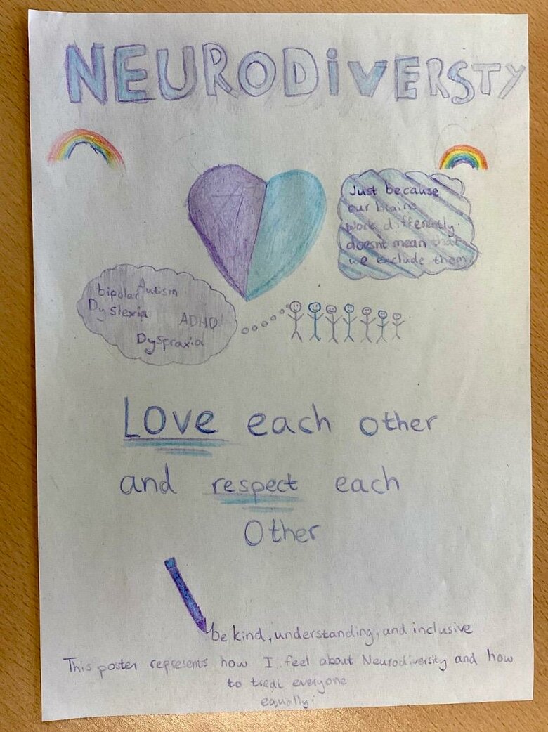 Students showcase creativity in Neurodiversity Week