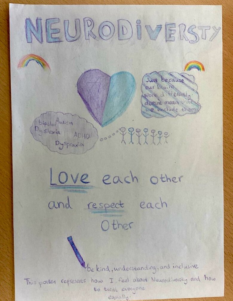 Students showcase creativity in Neurodiversity Week