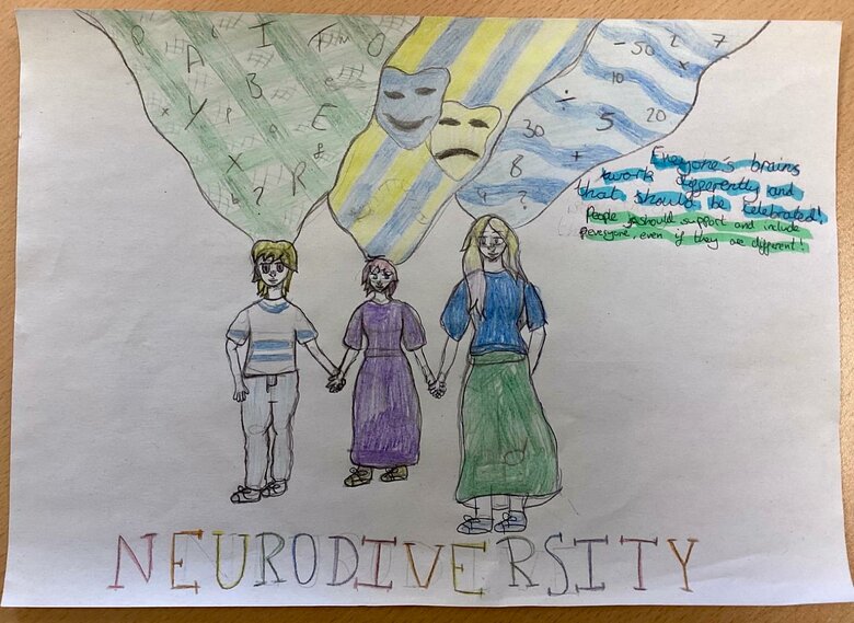 Students showcase creativity in Neurodiversity Week