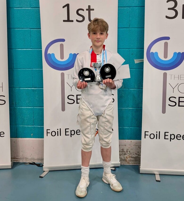 ​Oscar earns British fencing pathway spot