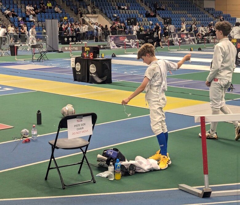 ​Oscar earns British fencing pathway spot