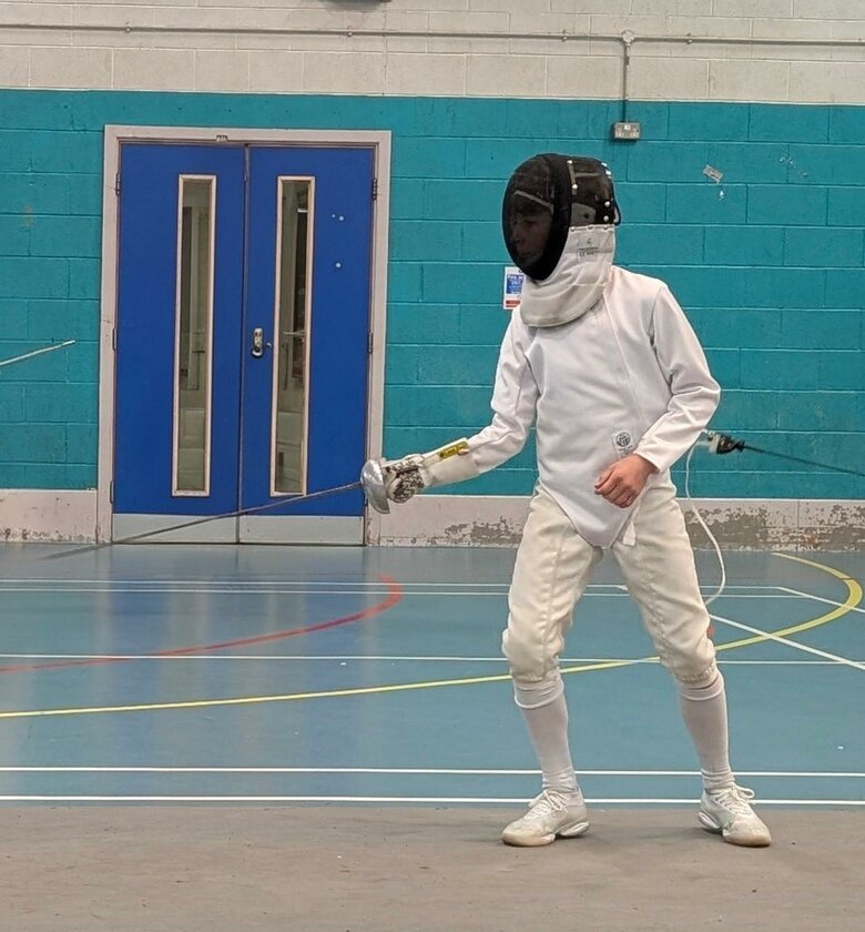 ​Oscar earns British fencing pathway spot