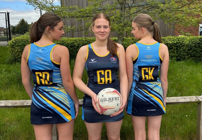 Trelleborg sponsors new netball kits