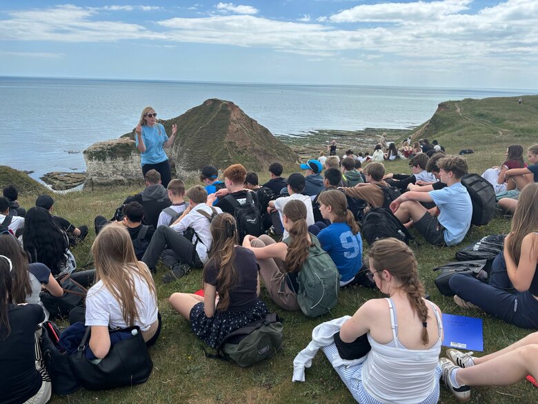 Geographers explore the Holderness coast