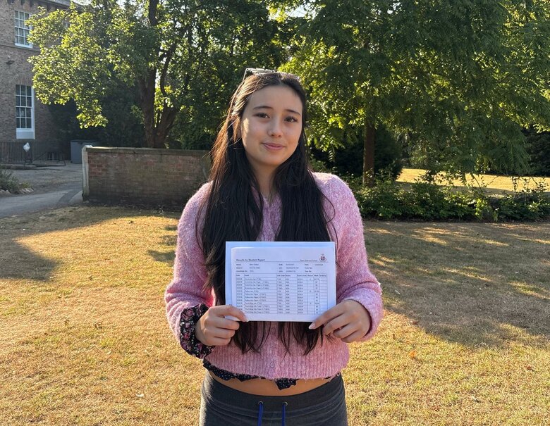 Mimi turns A-level disappointment into triumph