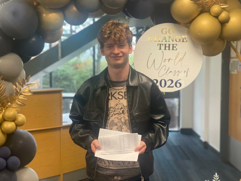 ​GCSE results bring Joel one step closer to his dream