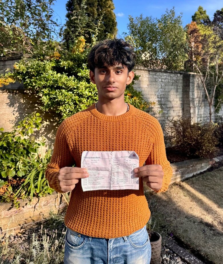 Record-breaking athlete leaps to GCSE triumph