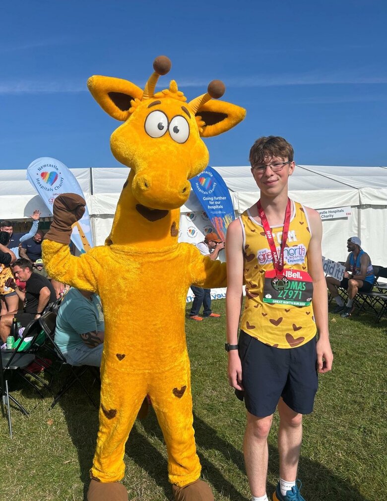 ​Half marathon triumph for stroke survivor Tom