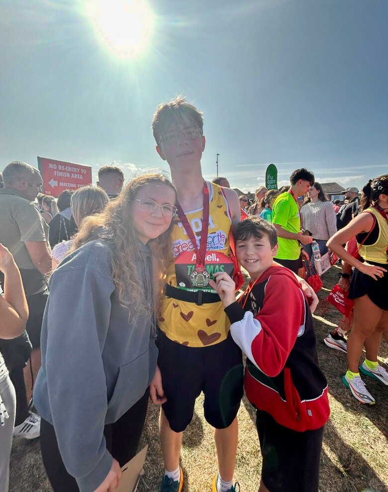 ​Half marathon triumph for stroke survivor Tom