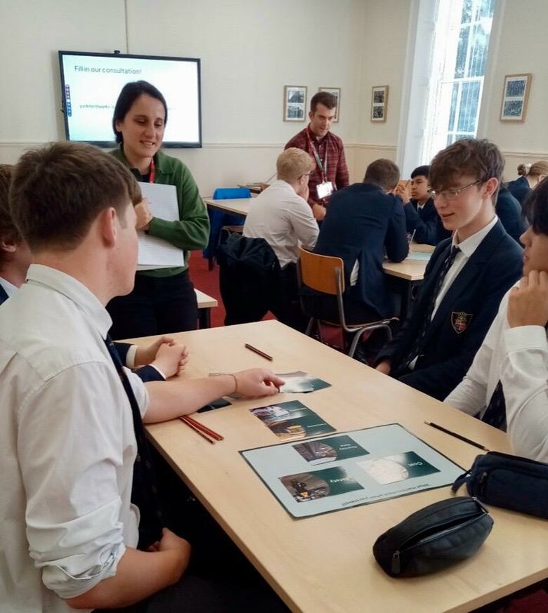 RGS students help shape North Yorkshire 's transport future