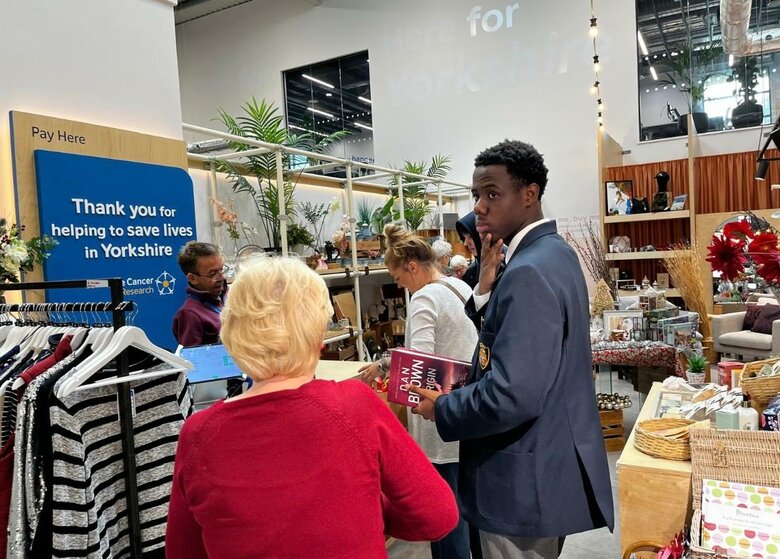 Students inspired by Yorkshire Cancer research visit