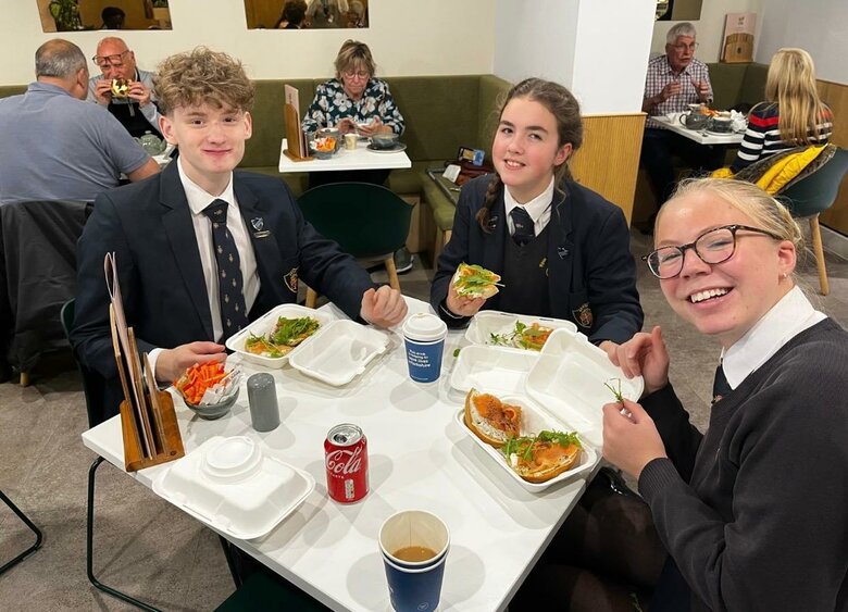 Students inspired by Yorkshire Cancer research visit
