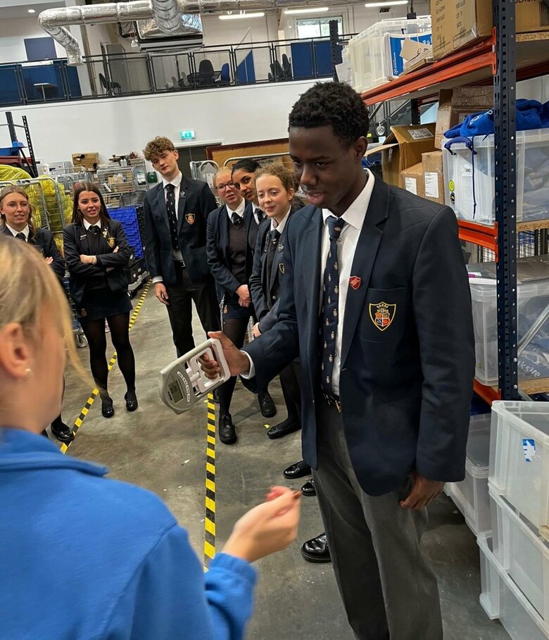 Students inspired by Yorkshire Cancer research visit