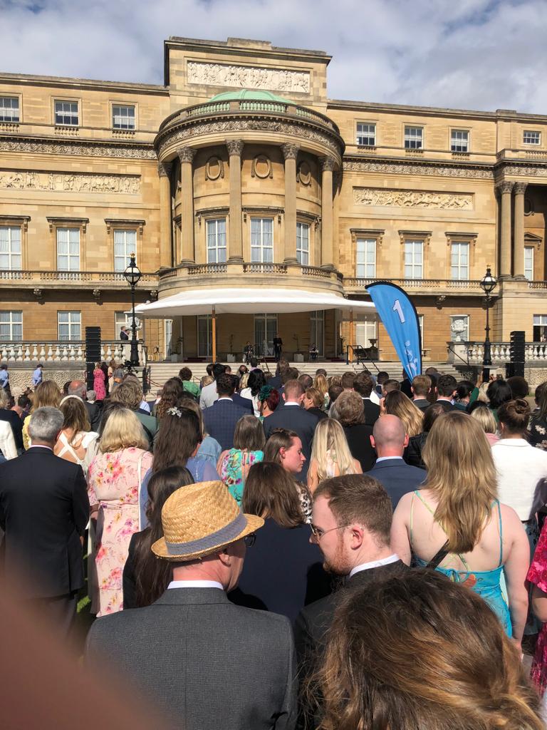 Gold award winners celebrate success at Buckingham Palace